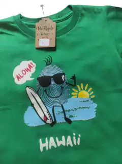 REMERA HAWAII VERDE - comprar online