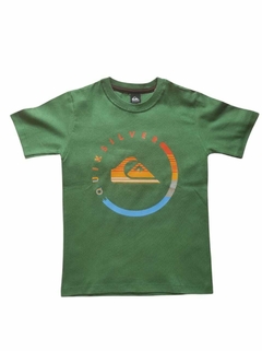 REMERA QUIKSILVER VERDE OSCURO