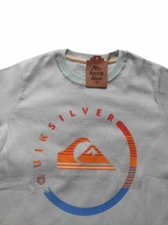 REMERA QUIKSILVER CELESTE PASTEL - comprar online