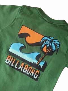 REMERA BILLABONG VERDE OSCURO en internet