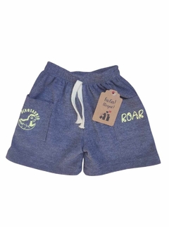 SHORT DINO GRIS