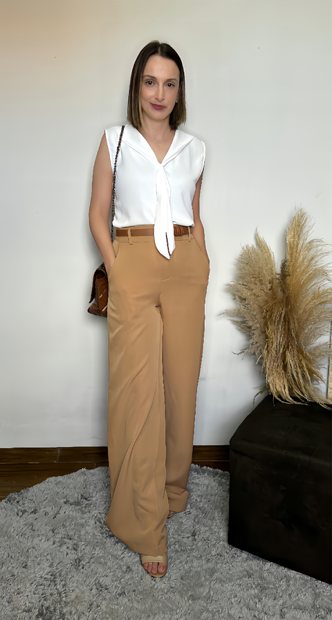 CALÇA PANTALONA ALFAIATARIA - comprar online