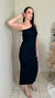VESTIDO CANELADO MIDI COM ALÇAS NAS COSTAS na internet