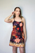 Imagem do VESTIDO ESTAMPADO CURTO COM ABERTURA NAS COSTAS