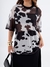 MAXI T-SHIRT TULE ESTAMPA COW PRINT na internet