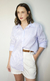 CAMISA LISTRADA - Borboleta Amarela Moda Feminina 
