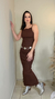 Imagem do VESTIDO CANELADO MIDI DECOTE COSTAS