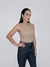 REGATA CANELADA BÁSICA - Borboleta Amarela Moda Feminina 