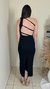 VESTIDO CANELADO MIDI COM ALÇAS NAS COSTAS na internet