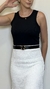 BLUSA REGATA CANELADA - Borboleta Amarela Moda Feminina 