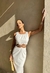 VESTIDO ESTÉR MIDI EM LINHO - Borboleta Amarela Moda Feminina 