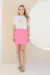 T-SHIRT ESTAMPADA CECILIANOS - Borboleta Amarela Moda Feminina 