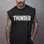Regata Thunder Oversized Vintage Preta Tape - loja online