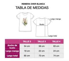 REMERA OVER FLOR en internet