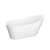 Banheira Freestanding Imersão Madrid Branco de 1,7m