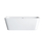 Banheira Freestanding Imersão Milão Branco 1,7m