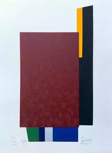 Gravura Artista Eduardo Sued