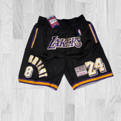 Short Basquet NBA Lakers #24 Bryant