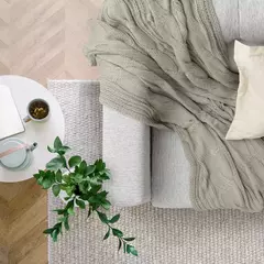 Imagen de Manta tejida trenzada Línea RESORT ·OPORTO·