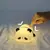 USB recarregável LED Night Lights para crianças, ovelhas fofas, Panda, coelho, na internet