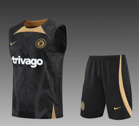 Kit treino Chelsea 2022/23 preto