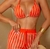 TRI JUNTO RENDA LARANJA - 40 Graus Moda Praia