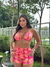 Conjunto Tri junto Laranja Folhas