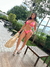 Conjunto Tri junto Laranja Folhas - loja online