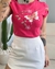 T-SHIRT PUNHO BORDADA