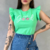 Imagem do TSHIRT FRANZIDA BORDADA
