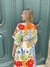 VESTIDO LONGO ESTAMPA EXCLUSIVA BAIANA TROPICAL FUNDO OFF WHITE - ARRASO
