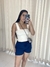 Imagem do Cropped em poliamida Maju - UV 50+ Off White