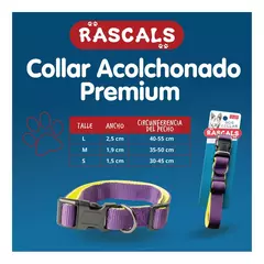 Collar Rascals Perro Pequeño Acolchonado Premium Talle S