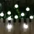 Globo de cristal solar LED String Lights, 8 modos de iluminação IP65 Fairy Lig Decoração luzes na internet