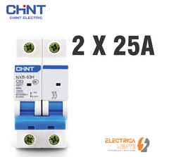 INTERRUPTOR TERMOMAGNETICO BIPOLAR CURVA C 6kA - CHINT - tienda online