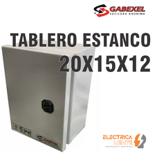 TABLERO ESTANCO PARA SOBREPONER GE 20X15X12 GABEXEL