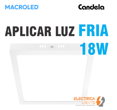 PLAFON/PANEL CUADRADO 18W MACROLED/CANDELA - comprar online