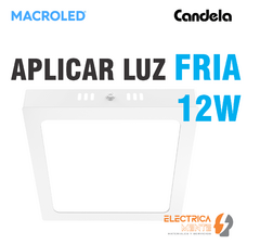 PLAFON/PANEL CUADRADO 12W MACROLED/CANDELA - comprar online