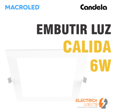 PLAFON/PANEL CUADRADO 6W MACROLED/CANDELA - tienda online