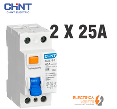 DISYUNTOR DIFERENCIAL BIPOLAR CLASE AC 6kA 30mA - CHINT - comprar online