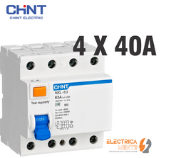 DISYUNTOR DIFERENCIAL TETRAPOLAR CLASE AC 6kA 30mA - CHINT en internet