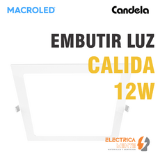 PLAFON/PANEL CUADRADO 12W MACROLED/CANDELA - tienda online