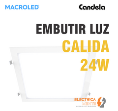 PLAFON/PANEL CUADRADO 24W MACROLED/CANDELA - tienda online