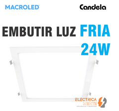 PLAFON/PANEL CUADRADO 24W MACROLED/CANDELA - Electricamente