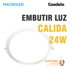 PLAFON/PANEL REDONDO 24W MACROLED/CANDELA - tienda online