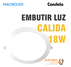 PLAFON/PANEL REDONDO 18W MACROLED/CANDELA - tienda online