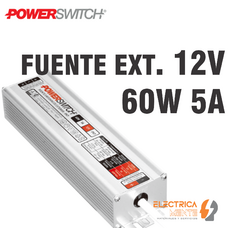 FUENTE EXTERIOR 12V POWERSWITCH en internet