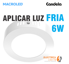 PLAFON/PANEL REDONDO 6W MACROLED/CANDELA - comprar online