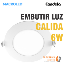 PLAFON/PANEL REDONDO 6W MACROLED/CANDELA - tienda online