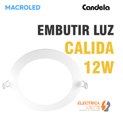 PLAFON/PANEL REDONDO 12W MACROLED/CANDELA - tienda online